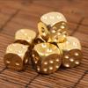 Hand Polished Playing Game Tool Bar Supplies Copper Dice Brass Dice Metal Solid Dice Solid Dice