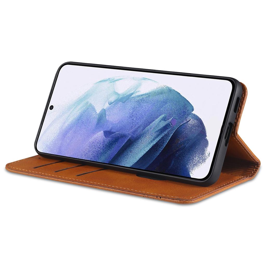 Роскошный магнитный адсорбционный кожаный чехол для Samsung Galaxy S21 Plus S22 S23+ Ultra 5G флип-чехол-кошелек защитный чехол Fundas