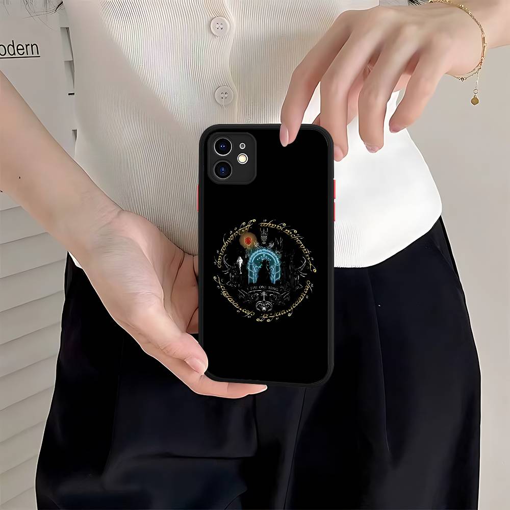 Чехол для телефона Властелин К-К Колец Для IPhone 16e 16 15 14 13 12 11 Pro Max X XS MAX Plus Матовый чехол Spuerstar