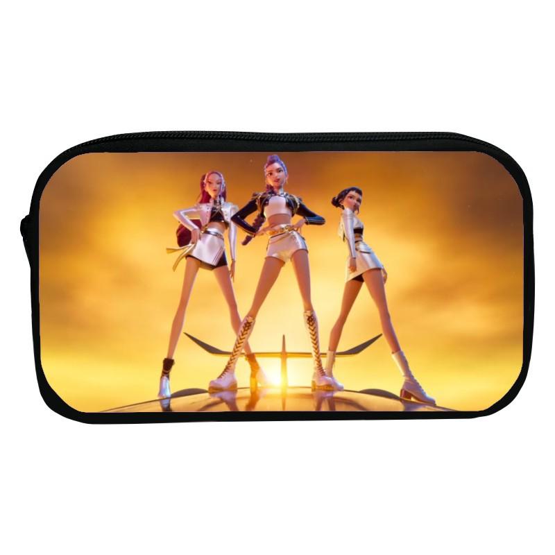 Пенал для ученика-охотника на демонов для девочки, офисный, школьный, сумка для ручек, мультяшный пенал