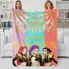 K-Pop-Demon-Hunters Blanket Hot Anime Flannel Blanket Fan Gift Suitable for Home Leisure Camping Travel Multifunctional Blanket