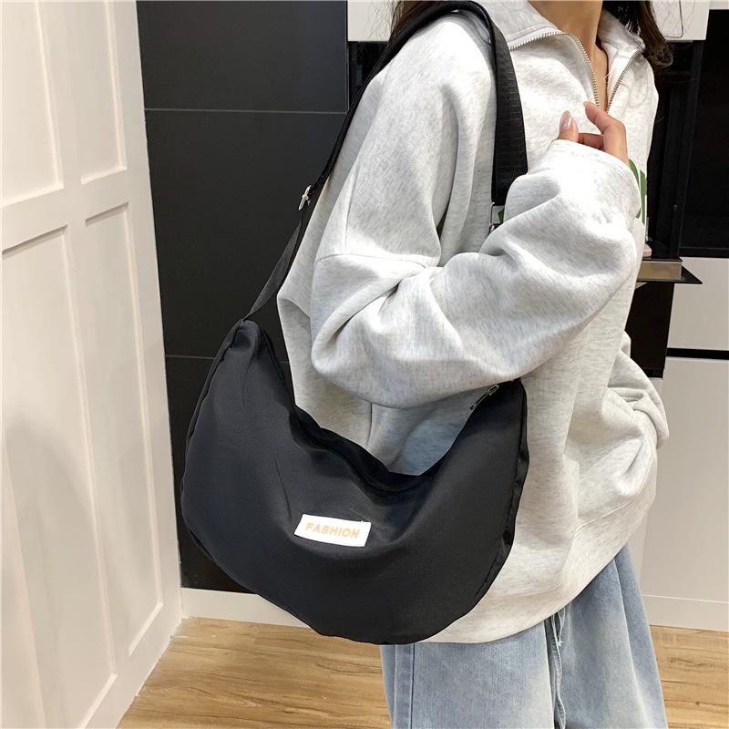 Женская сумка-пельмень из ткани Оксфорд 2025 - Повседневная, Вместительная, Универсальная поясная, наплечная и кроссбоди сумка