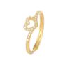Banyan Tree S925 Sterling Silver Love Zircon Ring - Elegant, Trendy, and Simple Fashion Accessory for Women