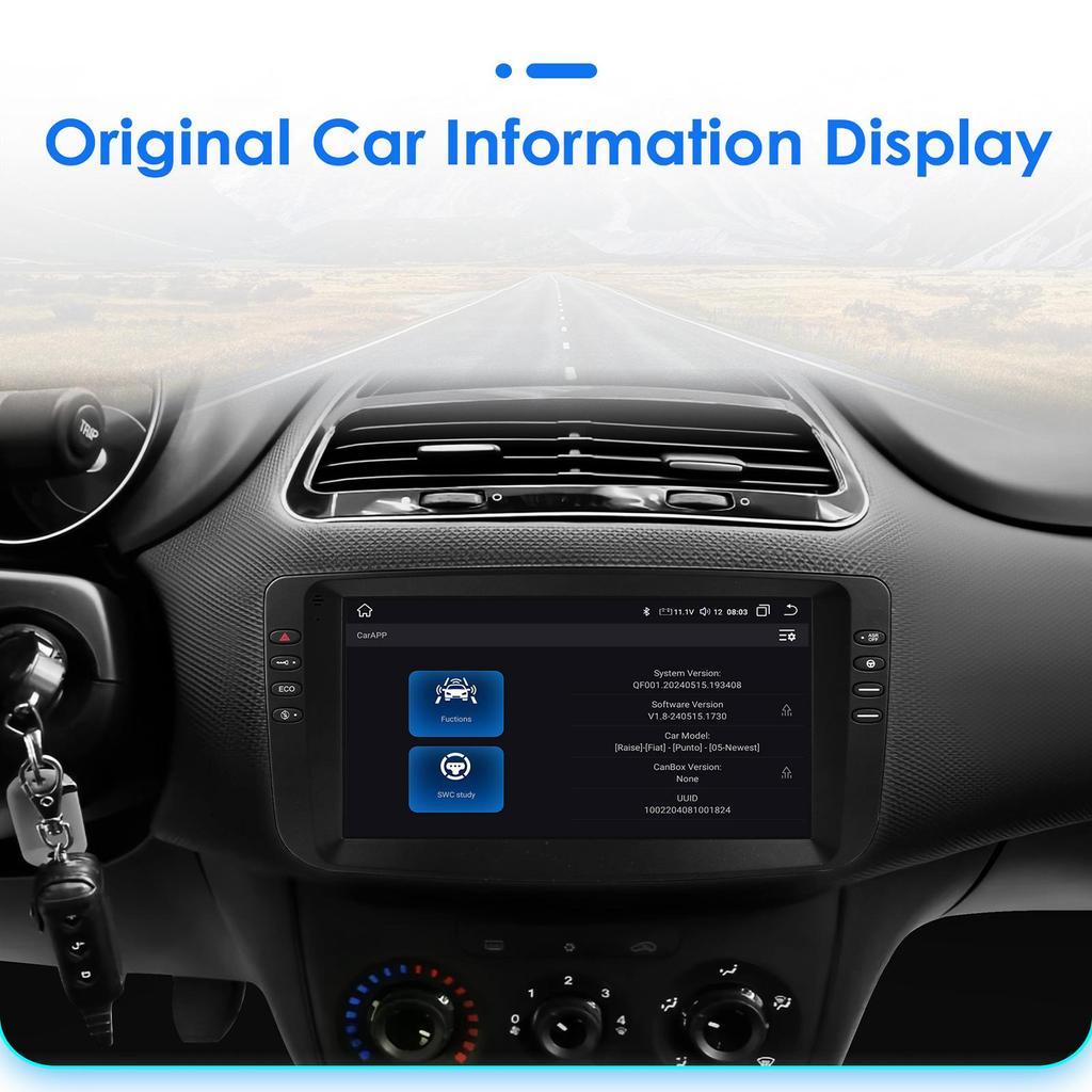 9-дюймовый Carplay 4G 2 Din Android 13 автомобильное радио для Fiat Linea 2012 - 2015 Fiat Punto EVO мультимедийный видеоплеер Navi GPS DSP WIFI интеллектуальный экран
