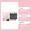 Nymixa Double-Ended DIY Nail Art Pen Set - Hand-Painted Nail Caps & Colored Patterns
