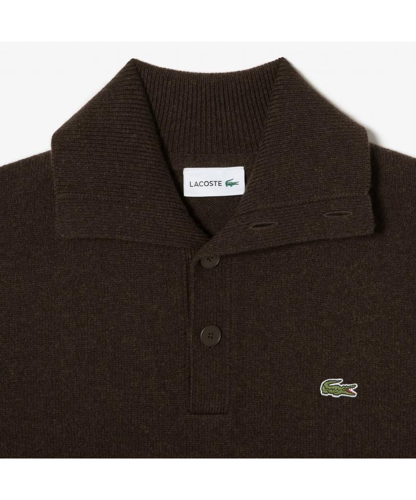 LACOSTE Men'S Half Button Pullover Ah332E-55N Skb