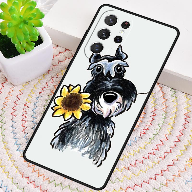 Милые собаки Шнауцер Силиконовый чехол для телефона для Samsung Galaxy note 10 pro S26 S25 S24 S23 S22 S21 Plus S25Ultra Capa Чехол