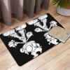 2D Black & White Characters Rug Floor Mat for Living Room or Bedroom Soft and Comfortable Carpet a Gift for Birthday and Holiday.MFF0918012