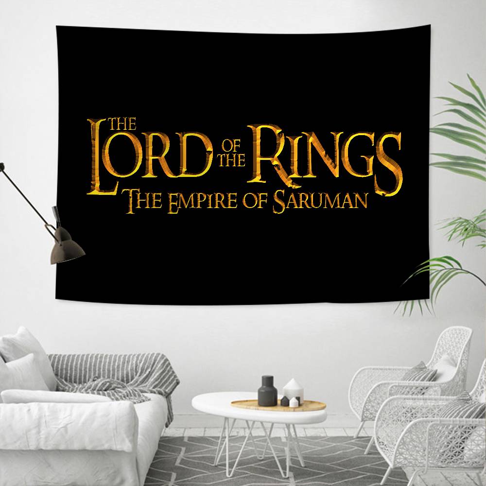 Classic Movie LLord Of The Rings Anime Colorful Tapestry Wall Hanging Hanging Tarot Hippie Wall Rugs Dorm Wall Art Decor
