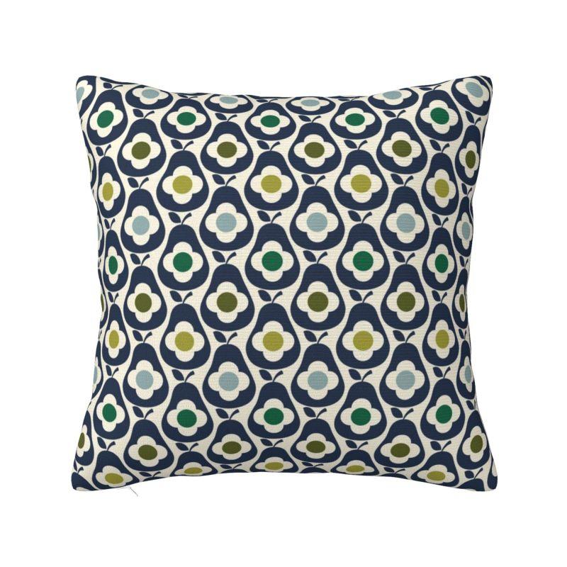 Наволочка для декоративной подушки Orla Kiely Scandinavian Flowers Чехол для подушки Домашний Квадратная Полиэстеровая Наволочка Двусторонний Принт