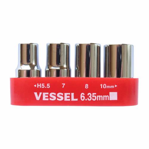 VESSEL Replacement Bit Set Box TD-BS4