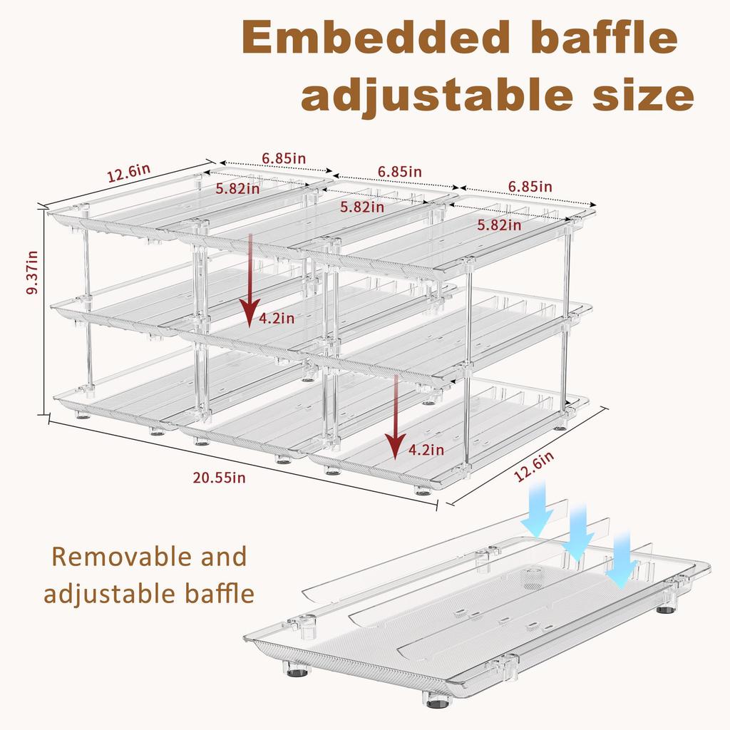 Stackable Multi-layer Cat Food & Beverage Can Storage Rack