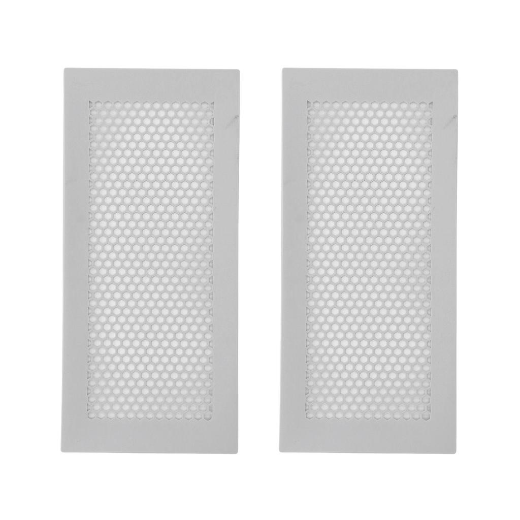 2pcs Baby Proofing Vent Covers Protective Silicone Safe Vent Covers for Home Floor Grey