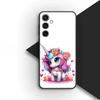 Чехол для телефона для Samsung Galaxy S22 S21 S20 FE Ultra Plus A07 A17 A15 A16 A25 A57 A37 Мягкий силиконовый чехол Комиксы Единорог Мультяшный