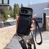 Чехол-кошелек со шнурком для Google Pixel 10 9 8 7 Pro XL 9A 8A 7A Pixel9 Google9 Слоты для карт Шнурок-ремешок через плечо Lanyard Мягкий чехол из ТПУ