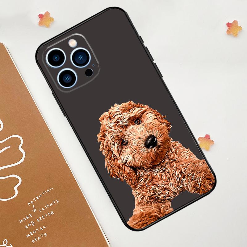 Cute Cockapoo Dog Phone Case For IPhone 18 17 Pro Max 14 13 12 11 15 16 Pro Max mini 16 Plus 16e 17 Air Funda
