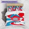 Bayern Munich Pattern Printed 3PCS Bedding Set Soft Skin-Friendly Washable Duvet Cover & Pillowcases Set All Season Bedroom