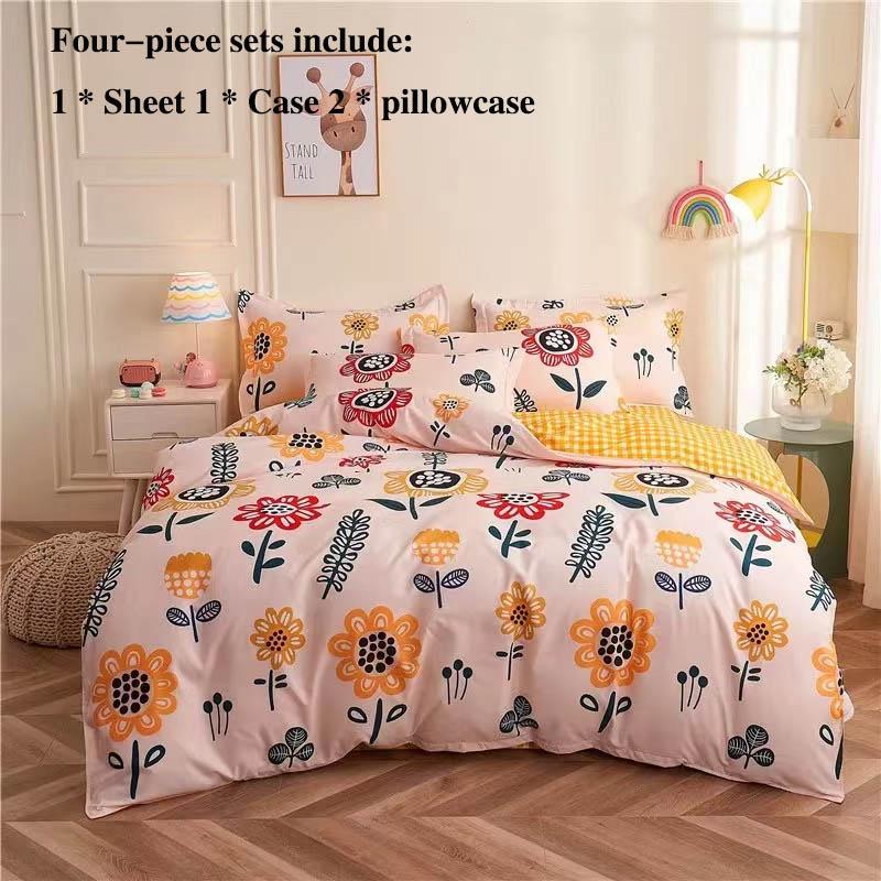 Кровать, состоящая из четырех частей, была с рукавами в комплекте, 1,8 метра, 2 метра, кровать в стиле Qingxianjie, домашнее постельное белье