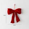 New Red Bowknot Pendant deformable Flannelette Hanging Xmas Ornament Large DIY Christmas Tree Decorations Merry Christmas