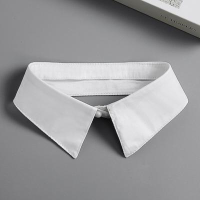 Искусственный жемчуг, сплошной цвет, тонкий искусственный воротник, съемный воротник, рубашка, аксессуары для костюмов