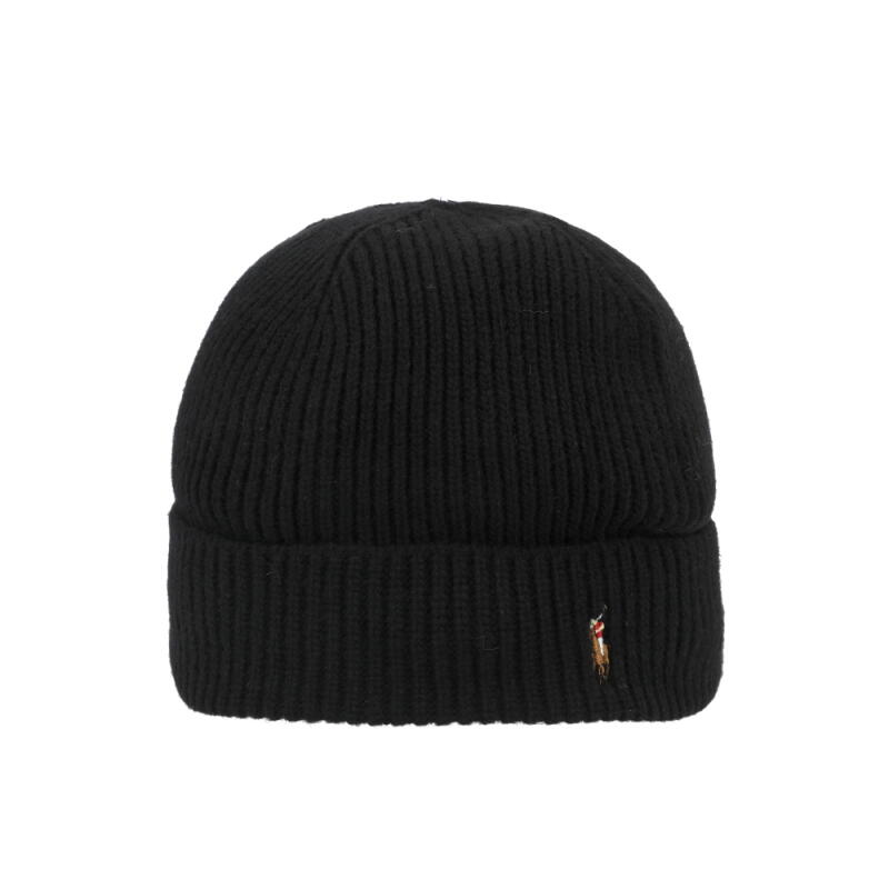 Шапка-бини Polo Ralph Lauren с вышитым пони из шерсти PC1564-002