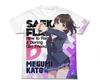 Как воспитать скучную девушку Футболка Saekano белого цвета с принтом Мегуми Като размера S Ver.
