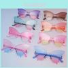 Солнцезащитные очки Butterfly Eyewear унисекс без оправы с линзами из смолы для путешествий и моды