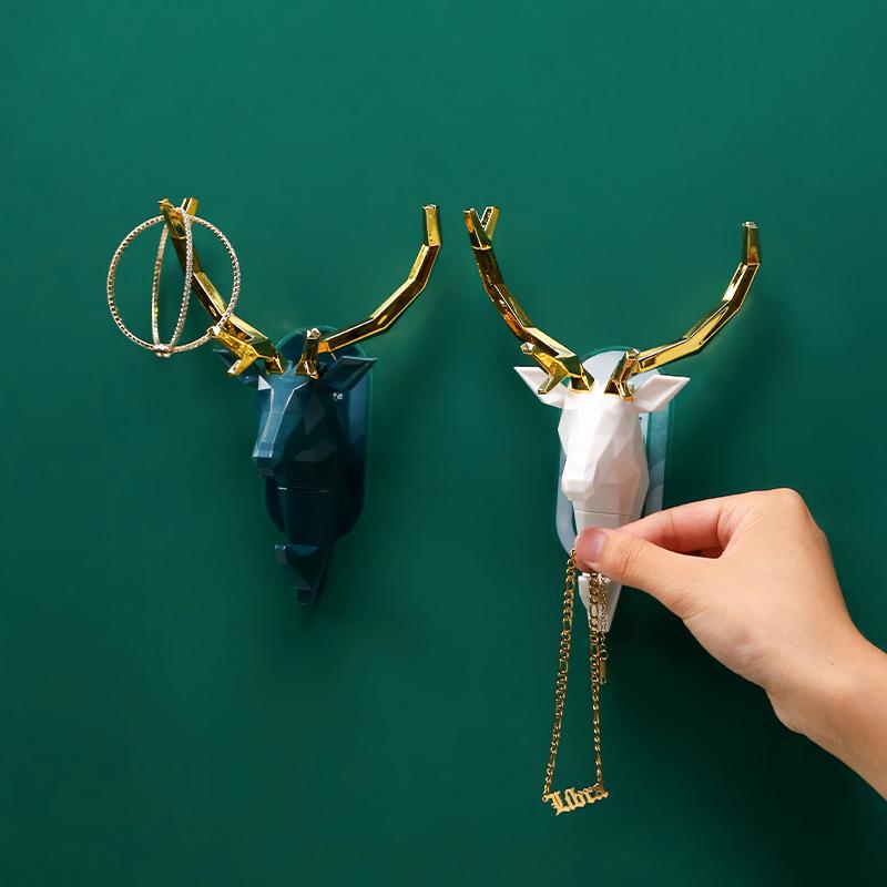 Клейкий крючок Antler без сверления: Бесследный крючок для хранения в ванной, кухне и на двери