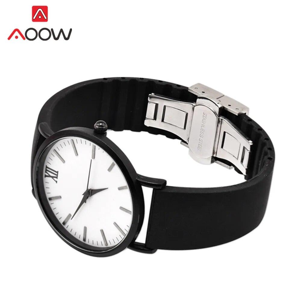 14 мм, 16 мм, 18 мм, 20 мм, 22 мм, 24, мягкий силиконовый быстросъемный ремешок для часов, высококачественный браслет с пряжкой-бабочкой, ремешок, аксессуары