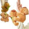 1 шт. Rytanda Capybara Clap Circle Toys Capybara Plush Hand Ring Fun Pop Circles Kids Gift Slap Snap Wrap Band Bracelet