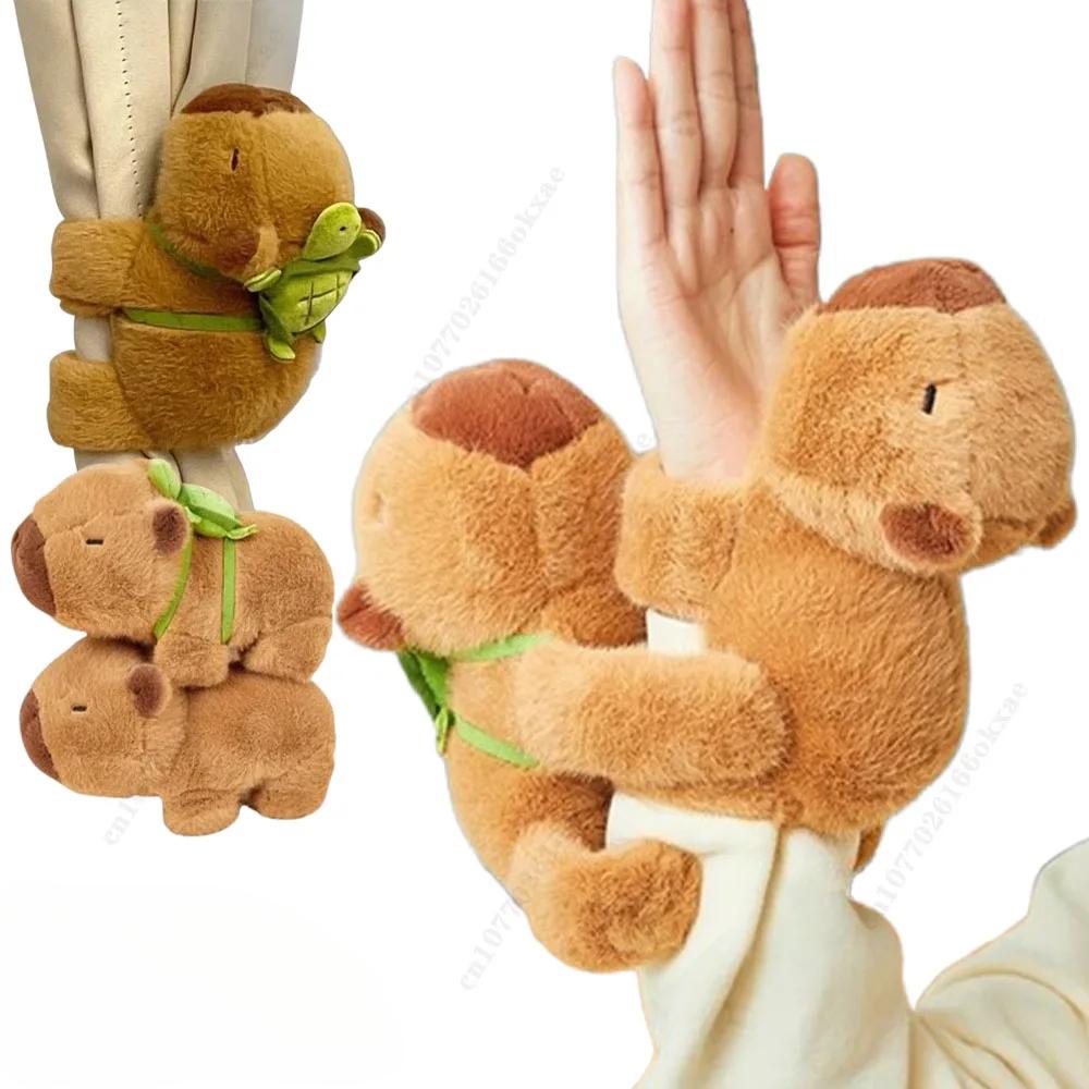 1 шт. Rytanda Capybara Clap Circle Toys Capybara Plush Hand Ring Fun Pop Circles Kids Gift Slap Snap Wrap Band Bracelet