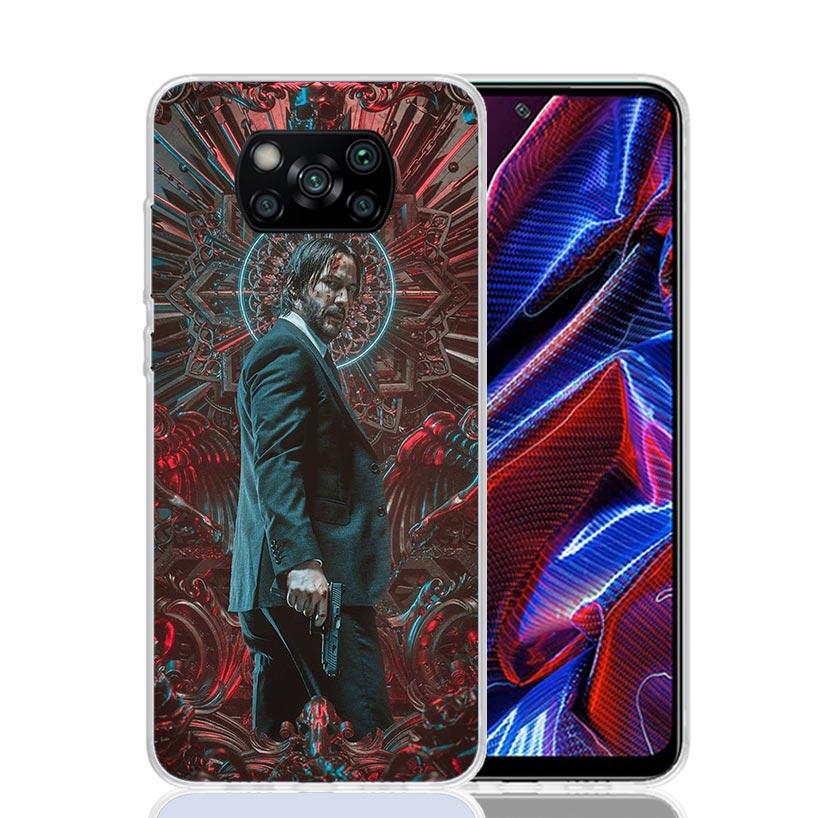 John Wick 4 Movie Phone Case For Xiaomi Poco F7 Ultra X7 X6 Pro X5 Redmi 15 15C 13 13C 12 12C 10 10A 10C 9 9A 9C 9T Shell Poco X