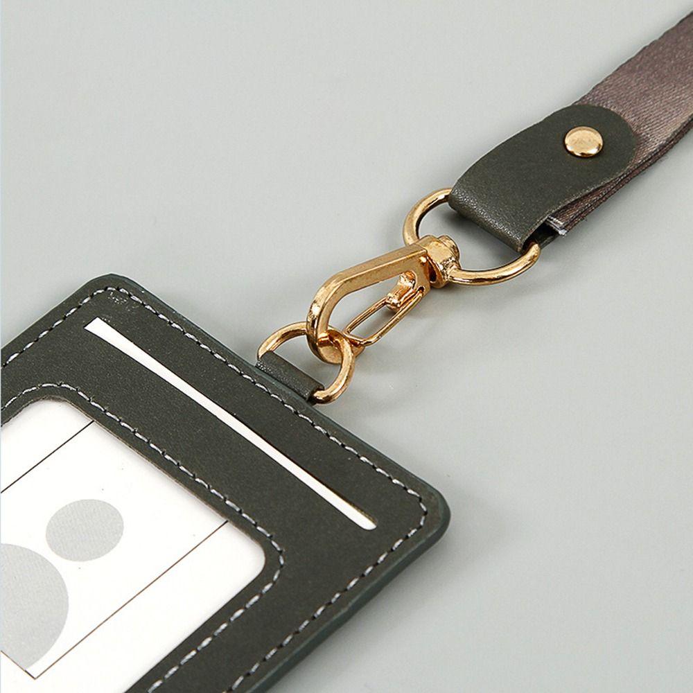 Collar Work Card Holder ID Badge Lanyard Holder Portable Name Card Holders  Men