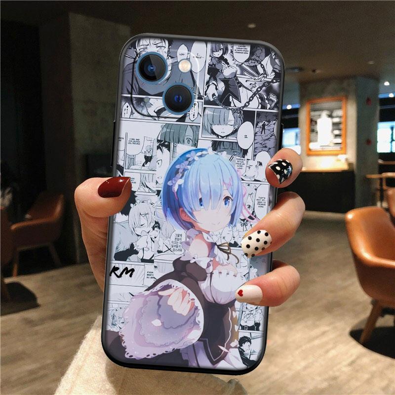 Чехол для телефона IK26 Emilia Ram Rem для Samsung Galaxy M06 M15 M16 M35 M55 M56 A36 A42 A50 A50S A51 A52 A32 A33 A05 A05S A06 A16 A20