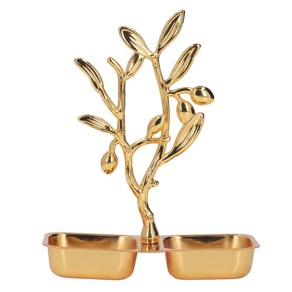 Gold Serving Tray Nordic Style Stainless Steel Snack Tray Candies Plate for Desks Parties Wedding