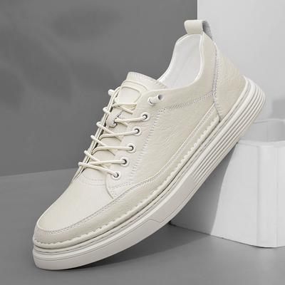 Мужская повседневная обувь из натуральной кожи, легкие кроссовки, дышащая спортивная обувь, универсальная обувь для скейтбординга и треккинга