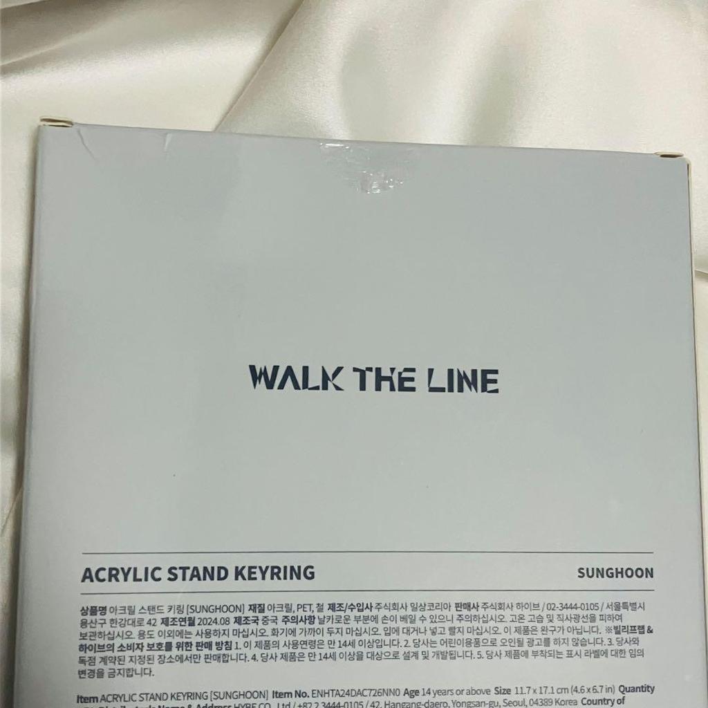 [USED] Korea ENHYPEN WALK THE LINE Acrylic Stand Keyring Sung Hoon