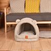 Cat House for All Seasons Winter Cat House Enclosed Cat and Kitten Bed Winter Kennel Winter Warmth Supplies