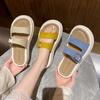 Summer New Fashionable Versatile Cool Slippers Non-slip Beach Sandals Soft Leather Thick Bottom Heightening Soft Bottom Outer Slippers