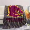 Brisbane Broncos  Print Flannel Blanket, High quality Comfortable for All Seasons, Home Decor, Warmth and Comfort