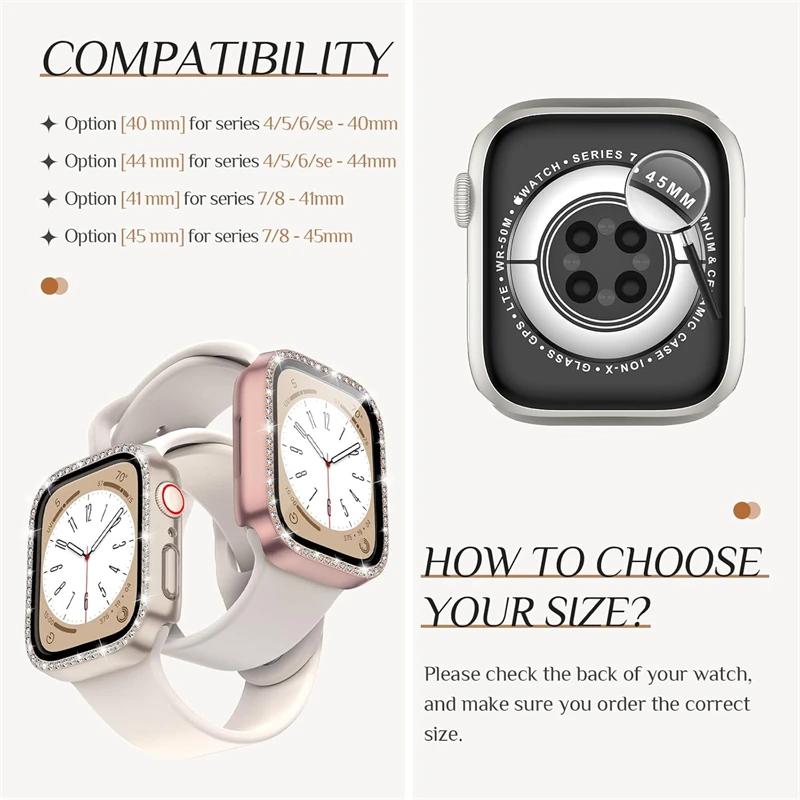 Жесткий бампер-чехол с защитой экрана для Apple Watch 10 9 8 45мм 44мм 42мм 46мм 40мм Полный чехол-бампер для IWatch Ultra 7 SE 6 5 4 3 2