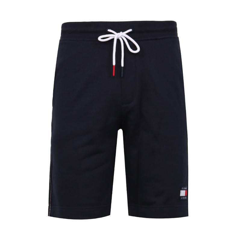 Tommy Hilfiger Американский Винтаж Однотонные Стильные Высококачественные Удобные Повседневные Шорты Мужские шорты Темно-Синие 78J2950