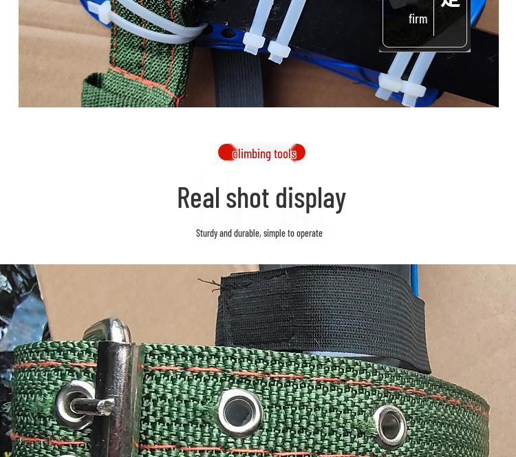 Инструмент для лазания по деревьям: Вертикальные шипы для ног с большим изгибом и пряжкой для ног «оса» Железные ботинки