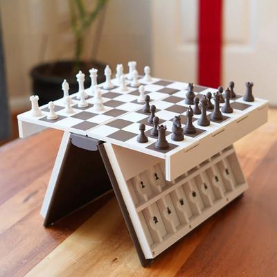 3D-печатная настольная игра Книга Виселица Четыре в ряд Морской бой Шахматная игра Подростки Взрослые Портативная Образовательная Складная Книга-игра Стратегическая игра