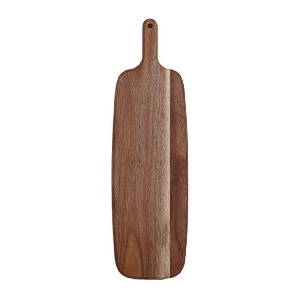 Japanese-style Serving Plate Long-handle Cheese Board Household Solid Wood Cutting Board  Pizza