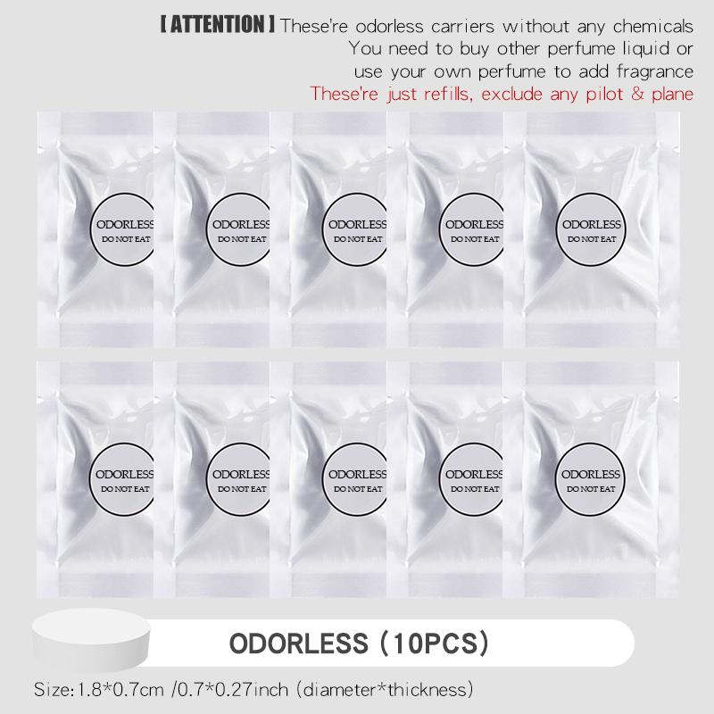 No perfume DIY fragrance head shake rotate propeller plane cool fun dog pilot car air fresheners accessories decoration diffuser