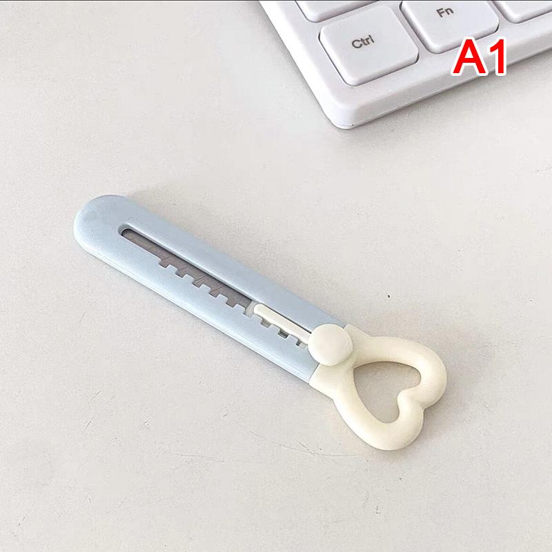 Мини-карманный мини-карманный нож с сердечком Kawaii, художественный универсальный нож, экспресс-нож