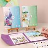 With 12 Color Solid Pigment Coloring Book Chinese Style Draw Book Children Teen Adults