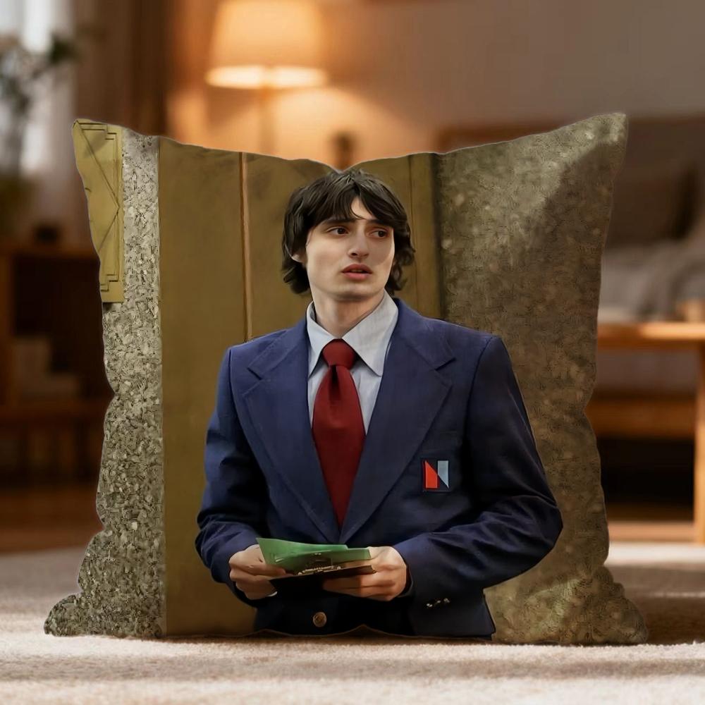 Модная наволочка F-FFinn Wolfhard, мягкая, стирающаяся, для дивана, кровати, путешествий, офиса