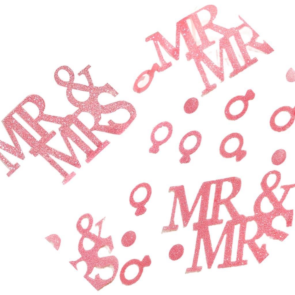 Блестящее конфетти Мистер и Миссис Обручальные кольца Блестки для свадебной церемонии, девичников, помолвки, украшения для вечеринки